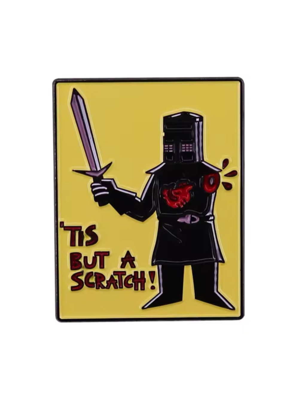 Monty Python Movie 'Tis But A Scratch Enamel Pin